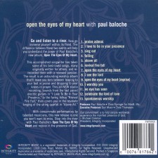 [이벤트30%]Paul Baloche - Open the Eyes of My Heart (CD)